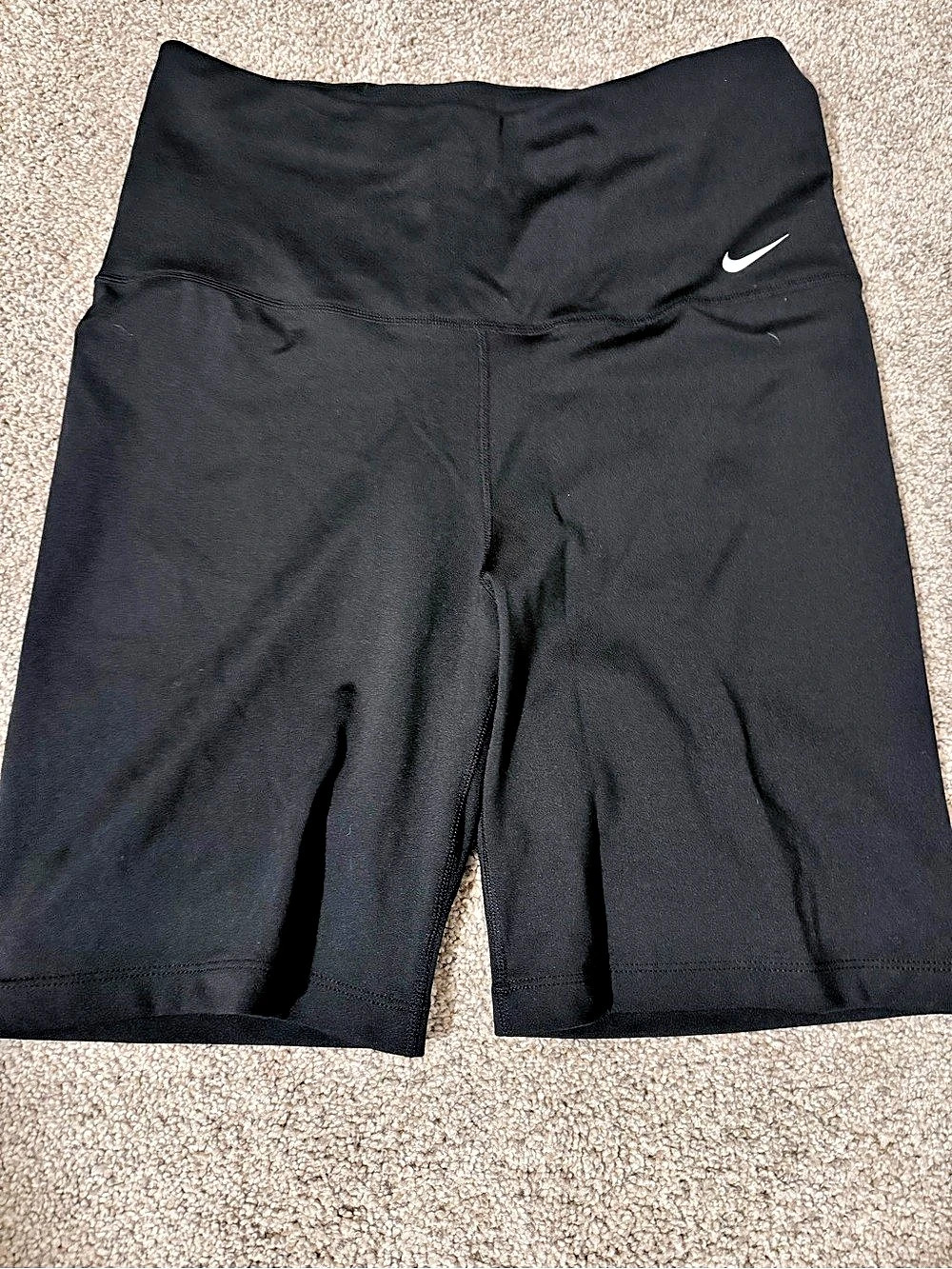 Nike One Dri-FIT Biker Shorts in Black Size Medium